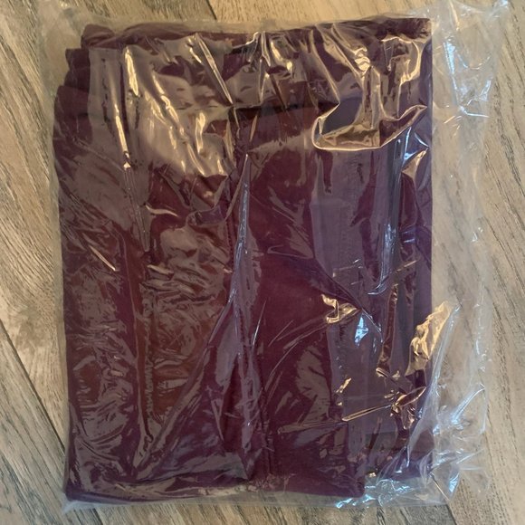 NWT DENIM & CO. ACTIVE FRENCH TERRY PULL-ON PANTS DEEP PIUM XXS (TALL) - Picture 5 of 5